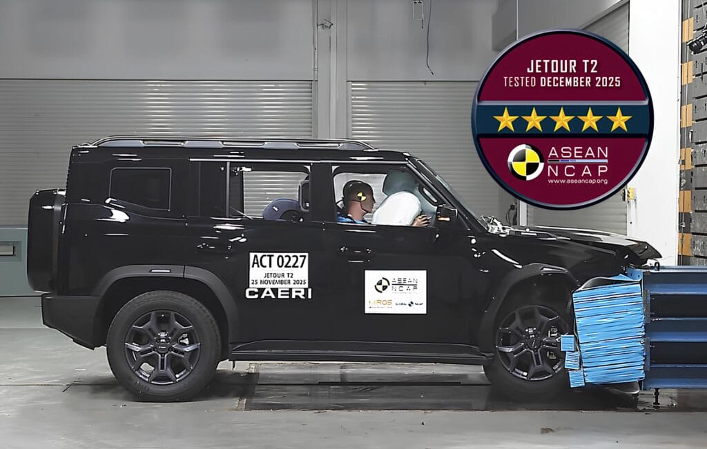JETOUR T2 Achieves 5-Star ASEAN NCAP Safety Ratings Ahead of Q1 2026 Launch in Malaysia